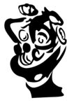拳头黑色logo