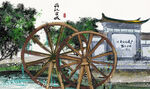 手绘旅游景点地标图片 