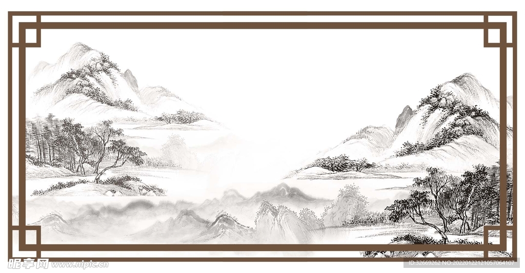 水墨背景
