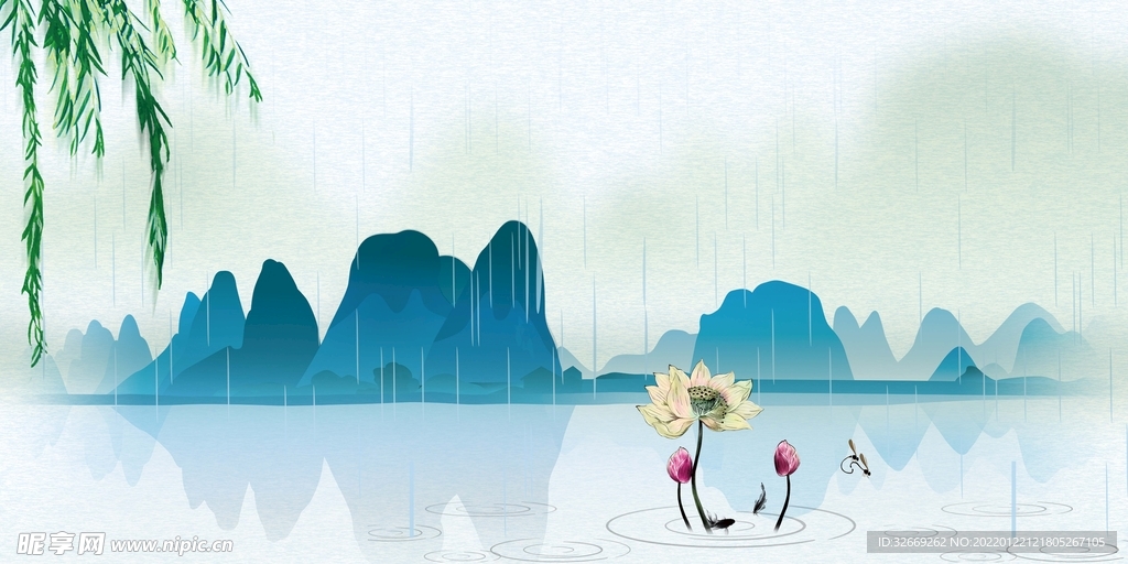 水墨背景