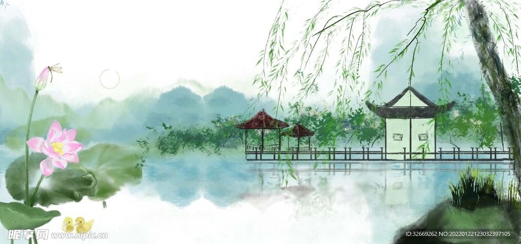 水墨背景