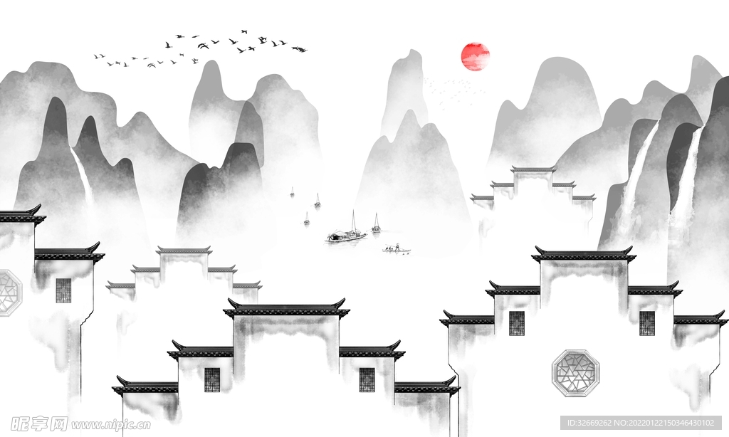 水墨背景