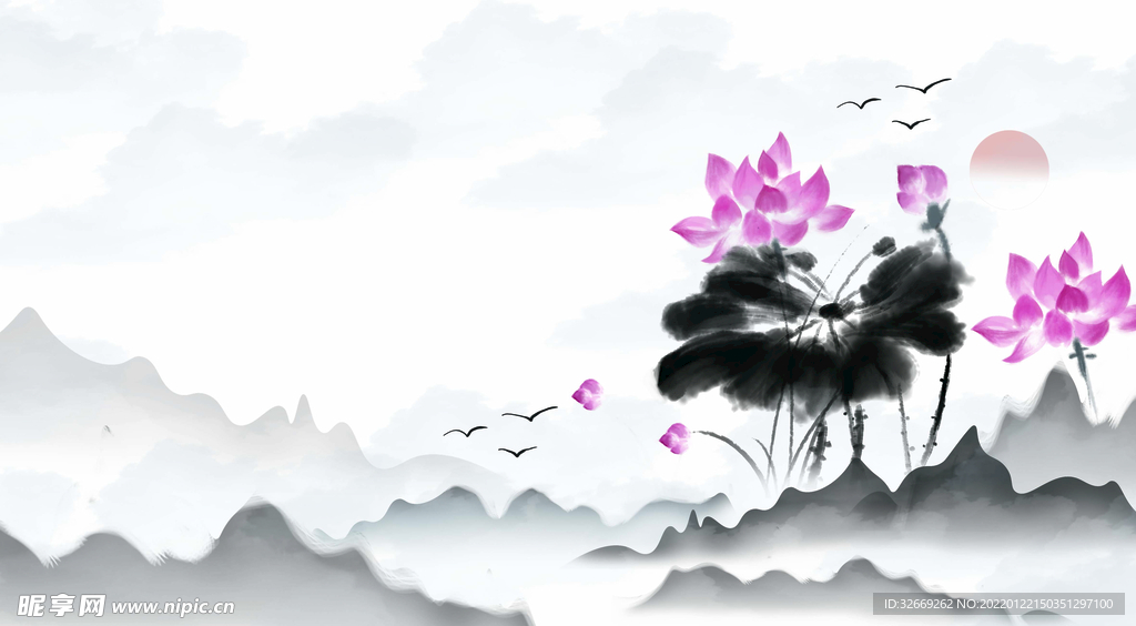 水墨背景