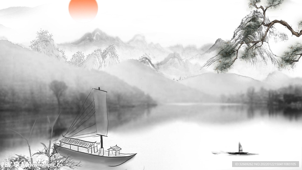 水墨背景