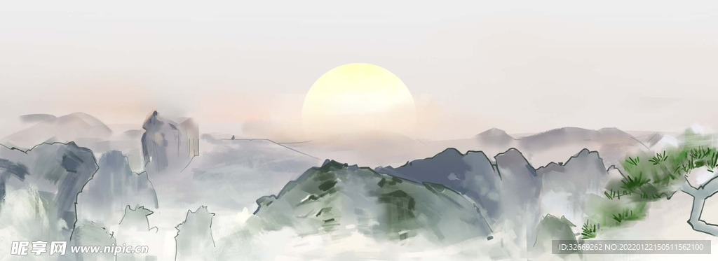 水墨背景
