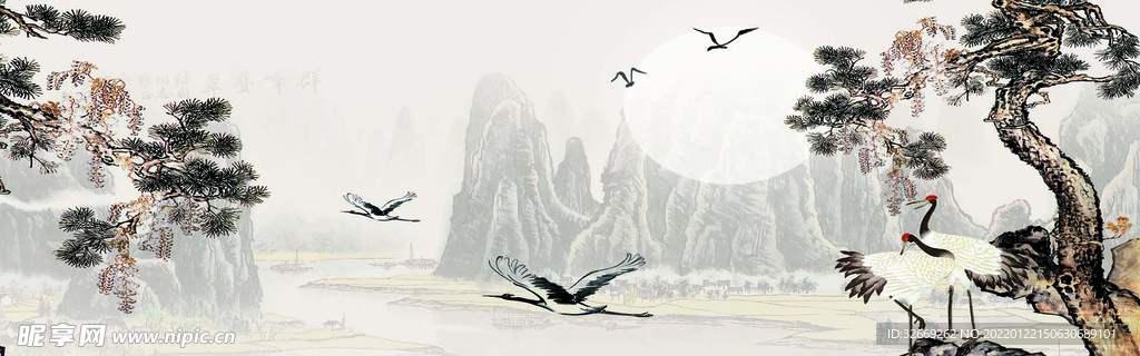 水墨背景