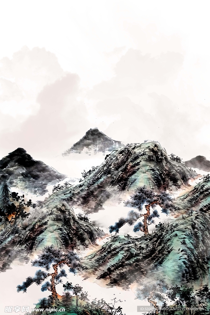 水墨背景