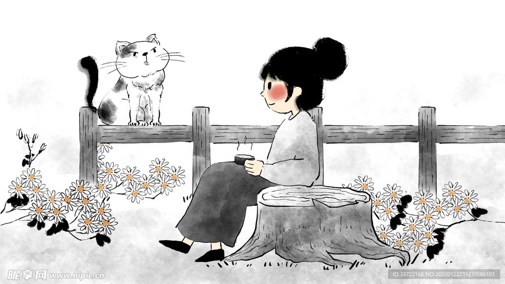 古风人物插画