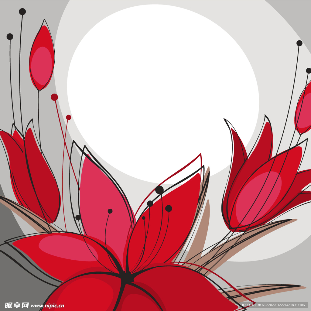 广告设计 花卉