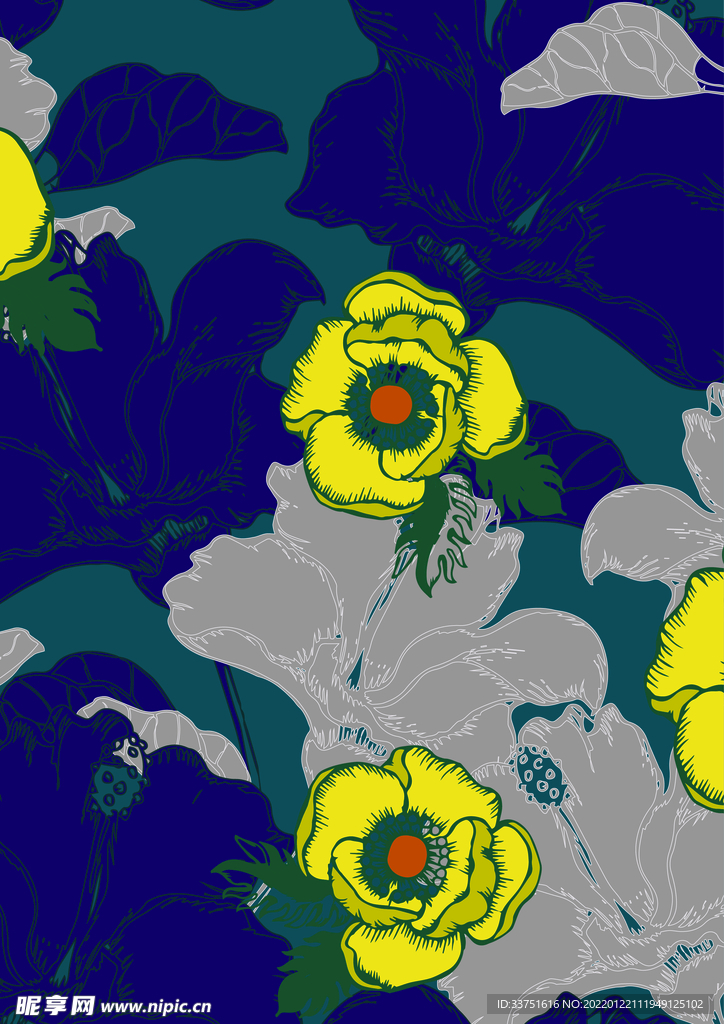 花卉抽象