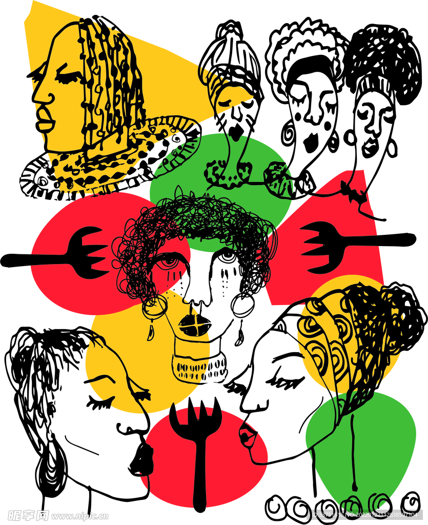 女人插画