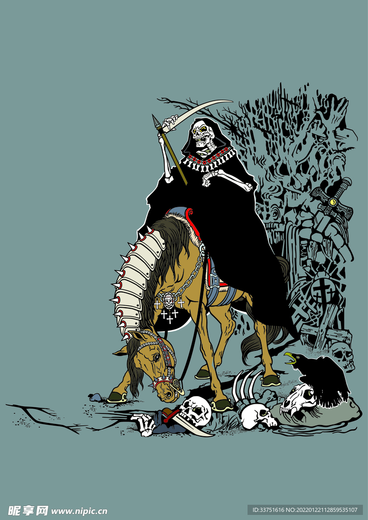 恶魔插画