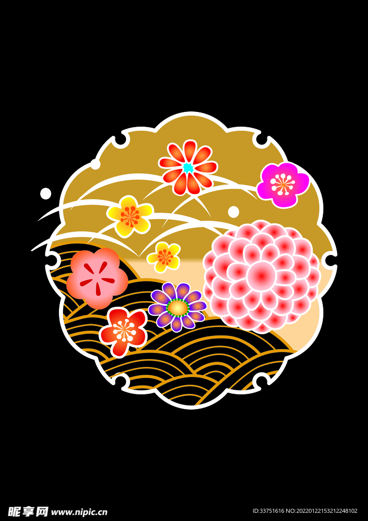 花卉纹样