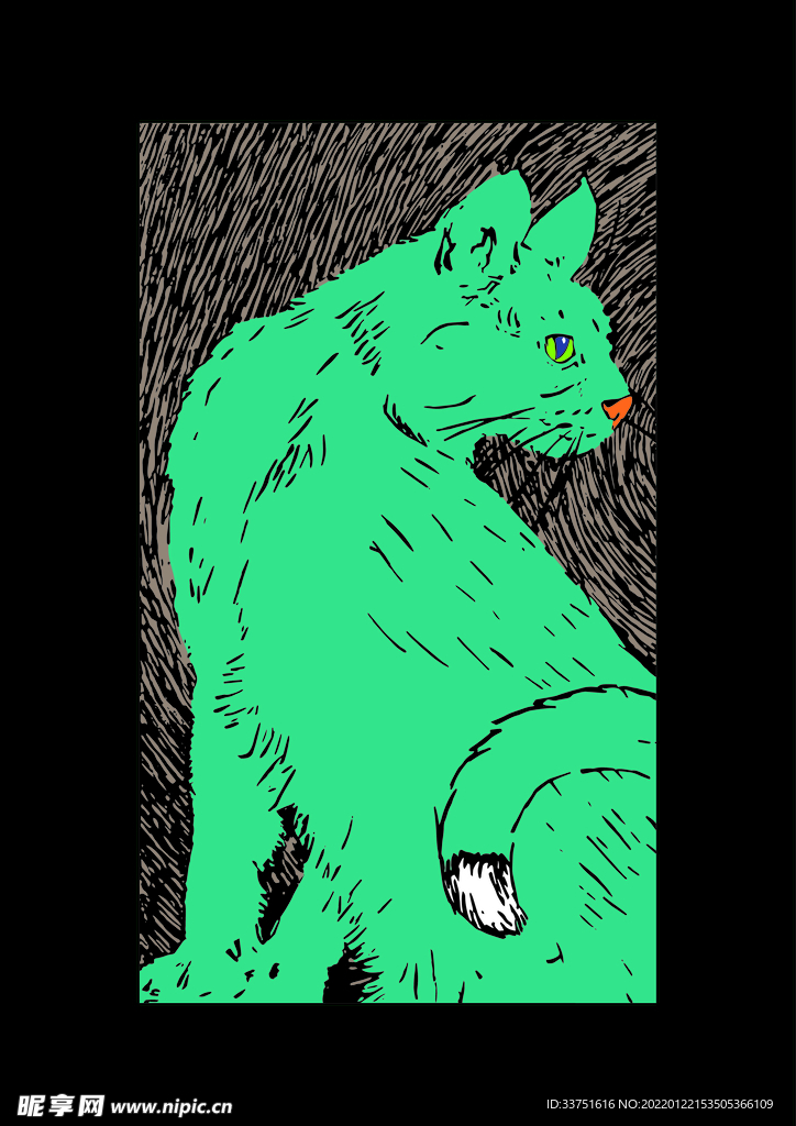 猫咪插画