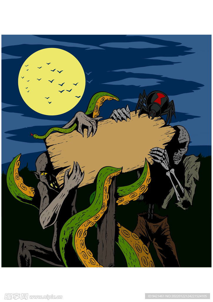 恶魔插画