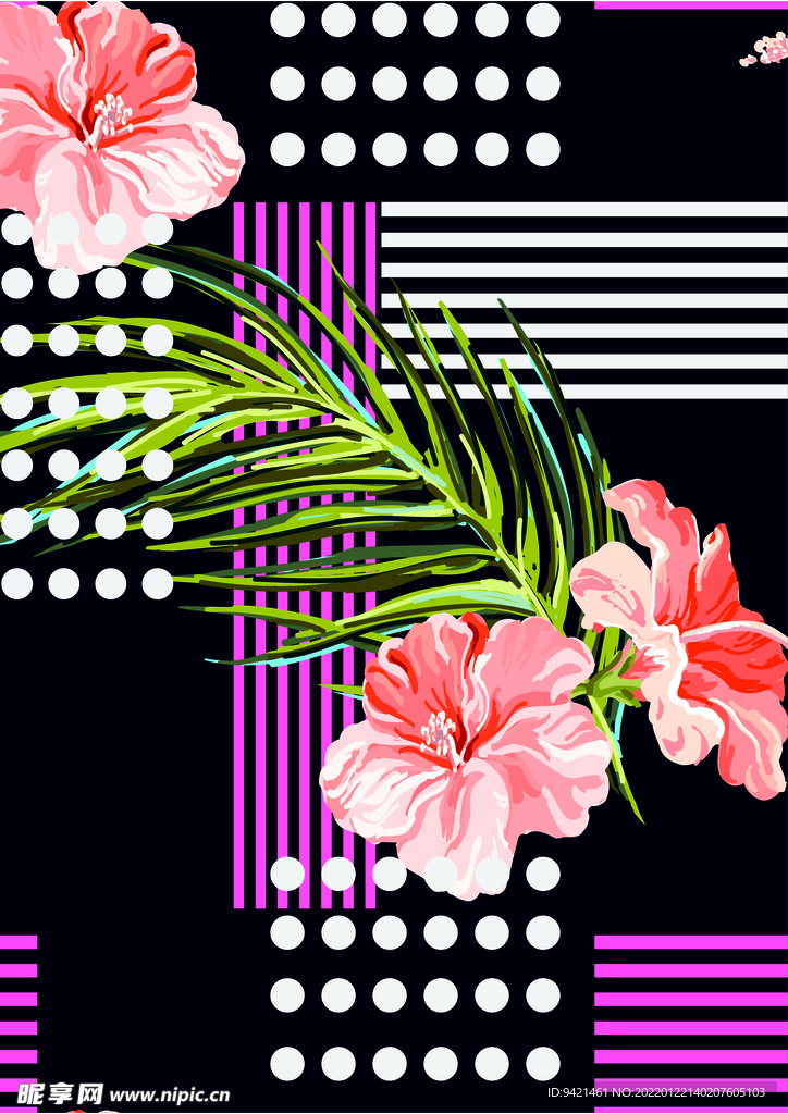 花卉几何