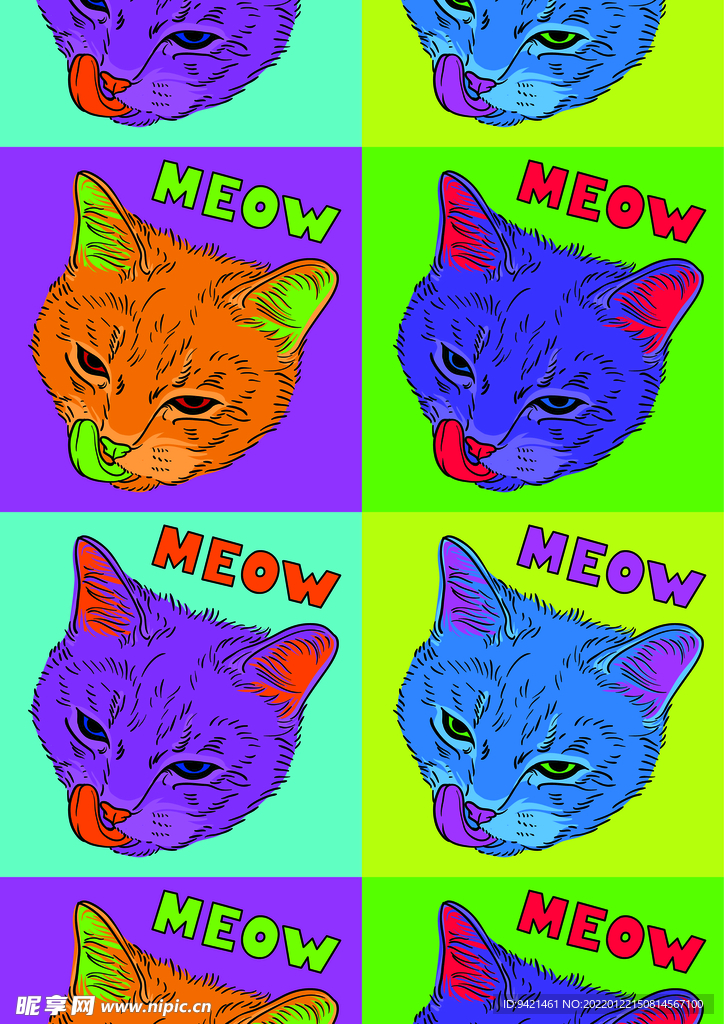 猫咪色彩潮流