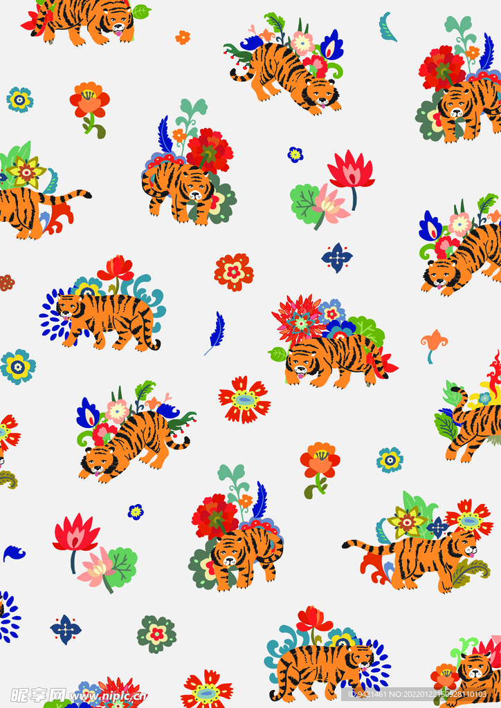老虎花卉