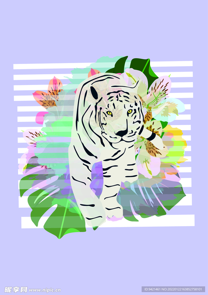 老虎花卉