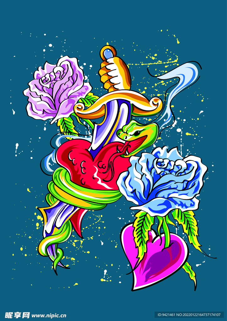 花卉卡通