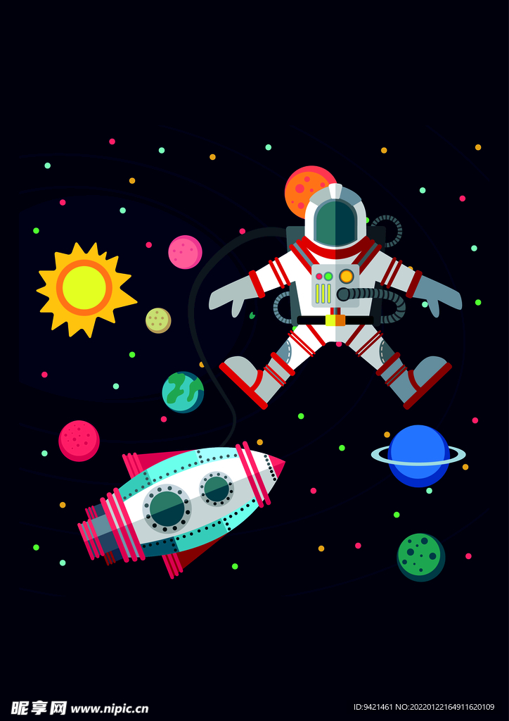 太空人卡通
