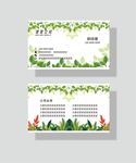 绿色名片