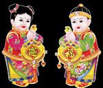 送福童子