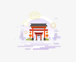 古建筑牌楼牌坊