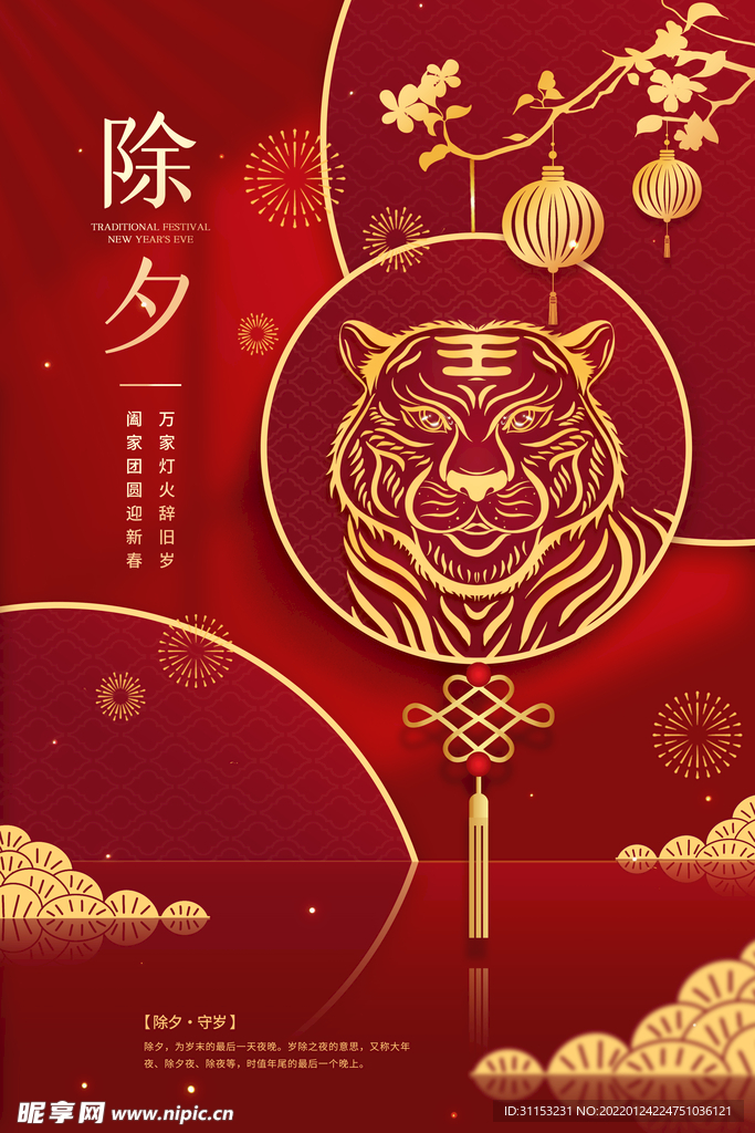 虎年除夕海报