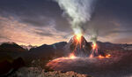 火山爆发   