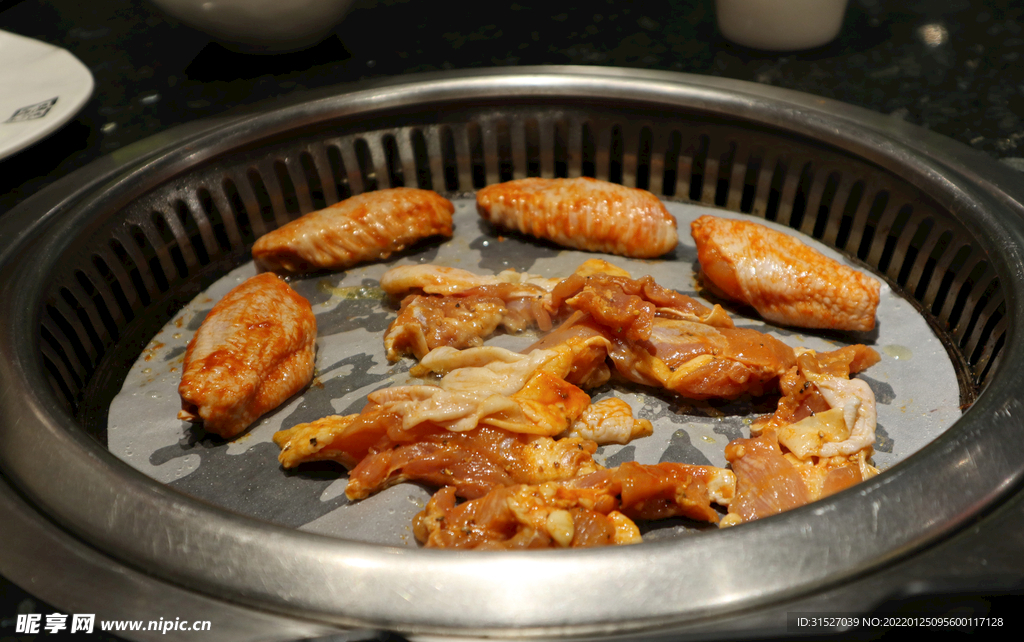 韩式烤肉摄影图