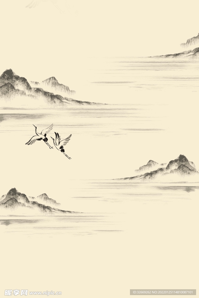 水墨背景