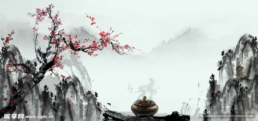 水墨背景