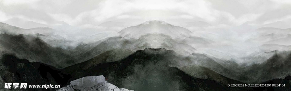 水墨背景