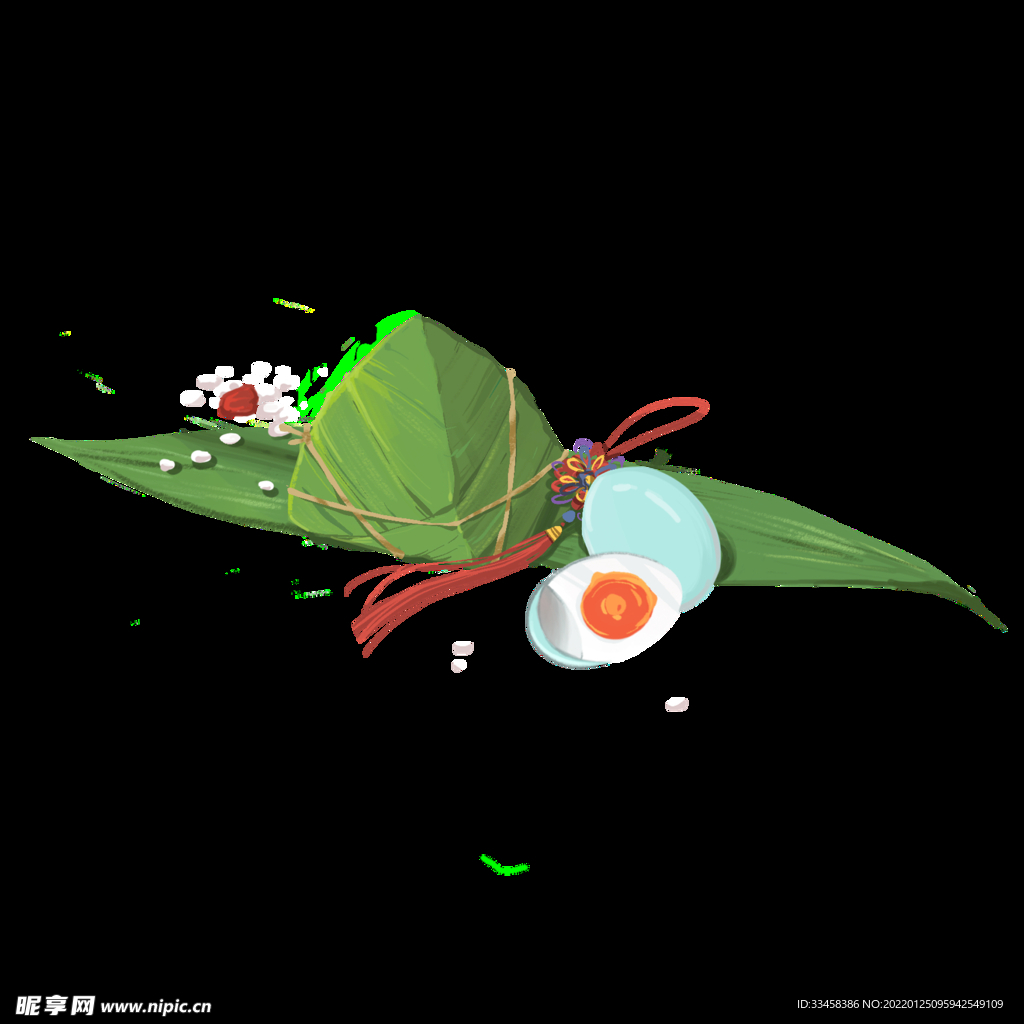 端午节粽子彩绳节素组合