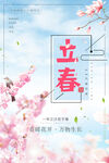 立春二十四节气传统节日春天海报