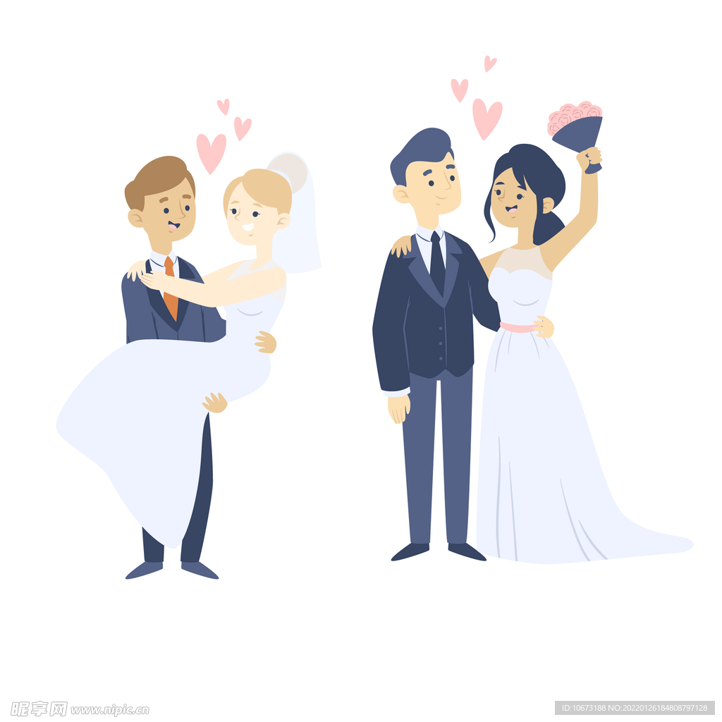 结婚新郎新娘