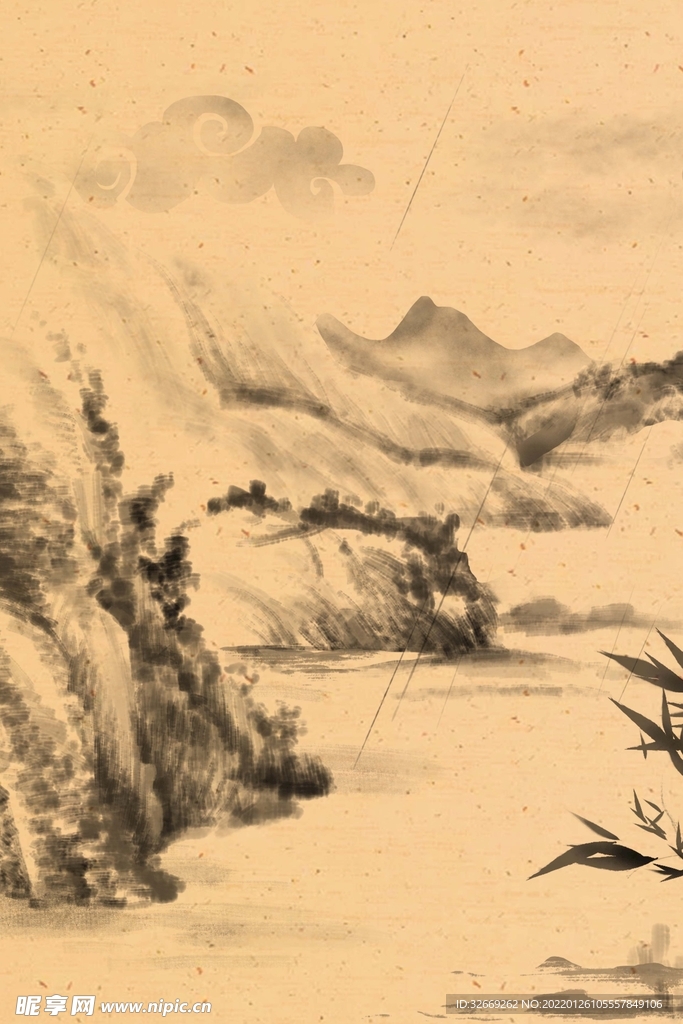 水墨背景
