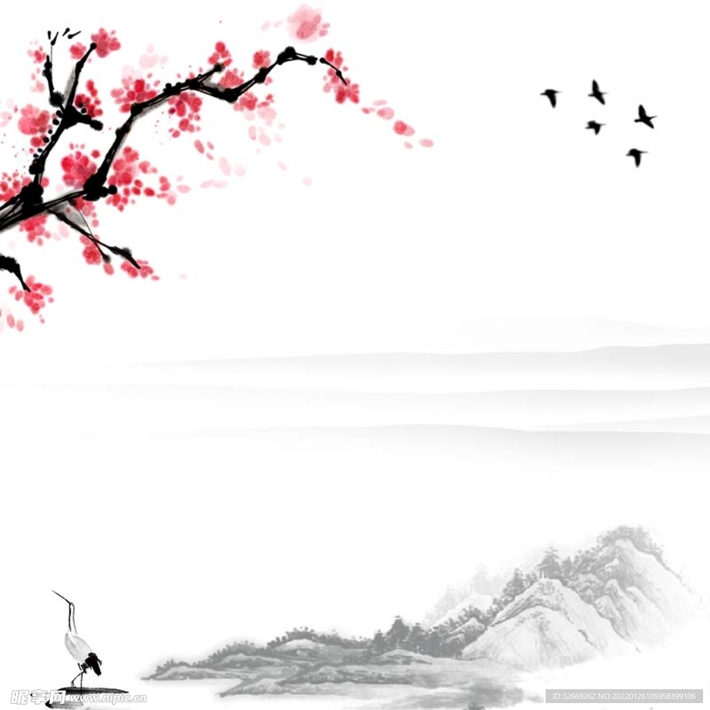水墨背景
