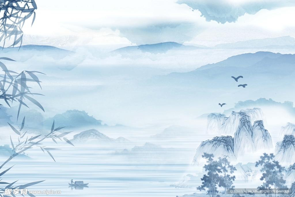 水墨背景