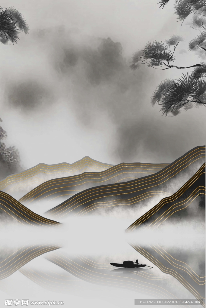 水墨背景
