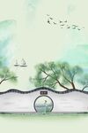 水墨背景