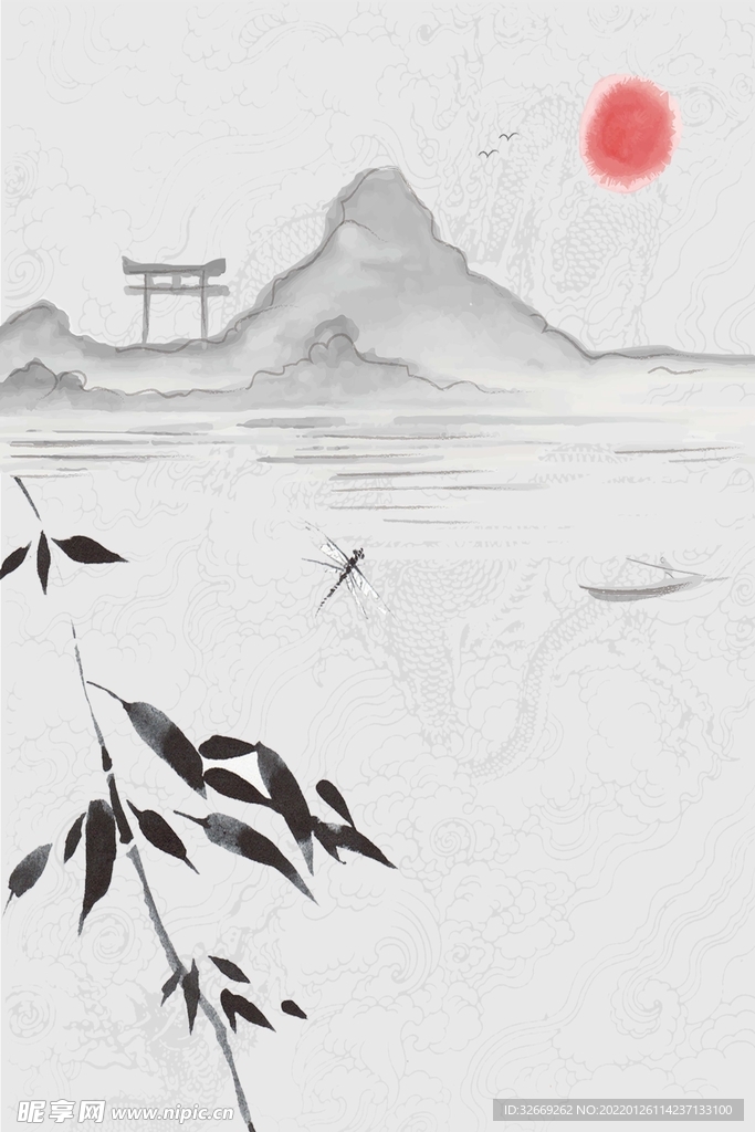 水墨背景