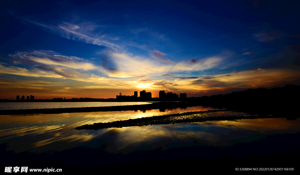 暨阳湖夕照