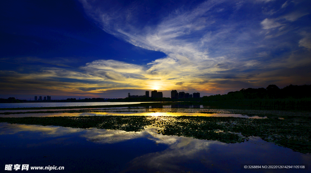 暨阳湖夕照