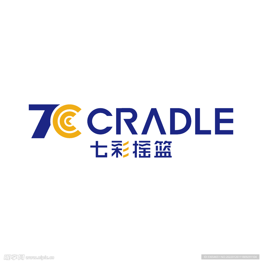 七彩摇篮 logo
