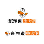 新辣道鱼火锅 logo