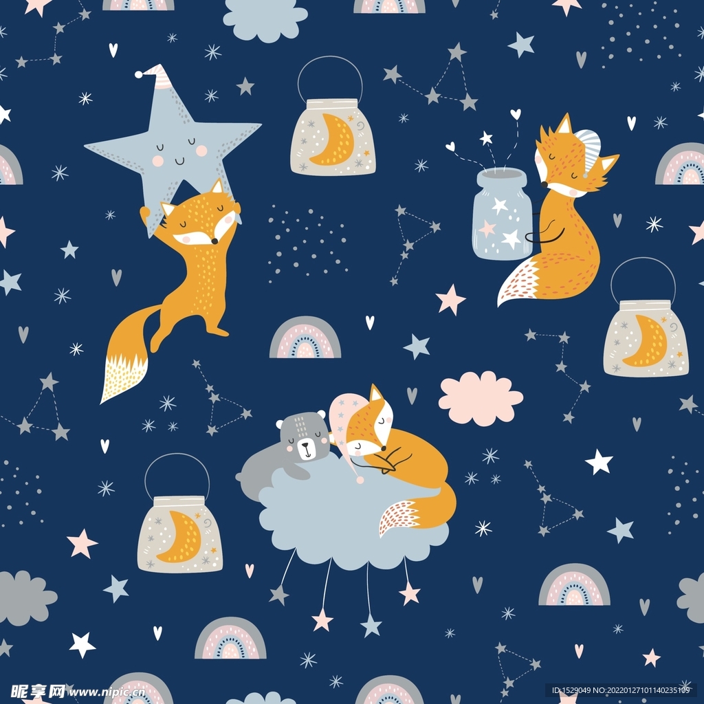 卡通印花 