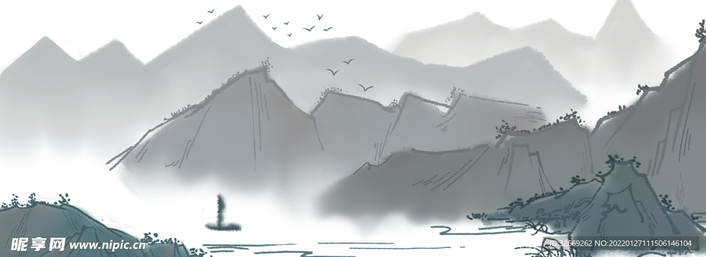 水墨背景