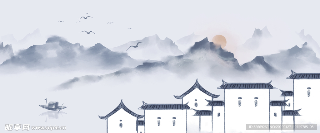 水墨背景
